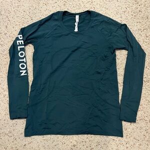 EUC! Lululemon x Peloton swiftly long sleeve, green, 10